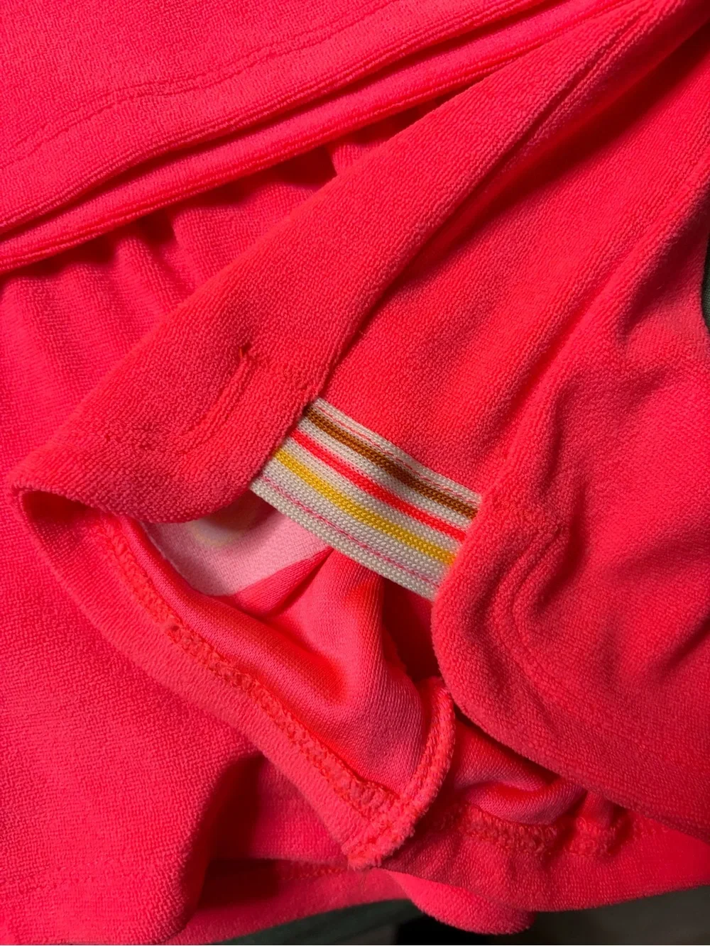 Nike Toddler 2-Piece Set in Hot Punch with Yellow Swoosh - Picture 3 of 3